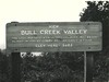 Bull Creek Valley sign