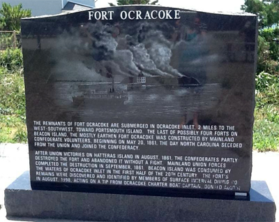 Fort Ocracoke Monument, Ocracoke