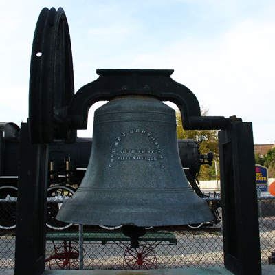 Willmington, NC historical railroad bell.  Photo courtesy of Waymarking.com